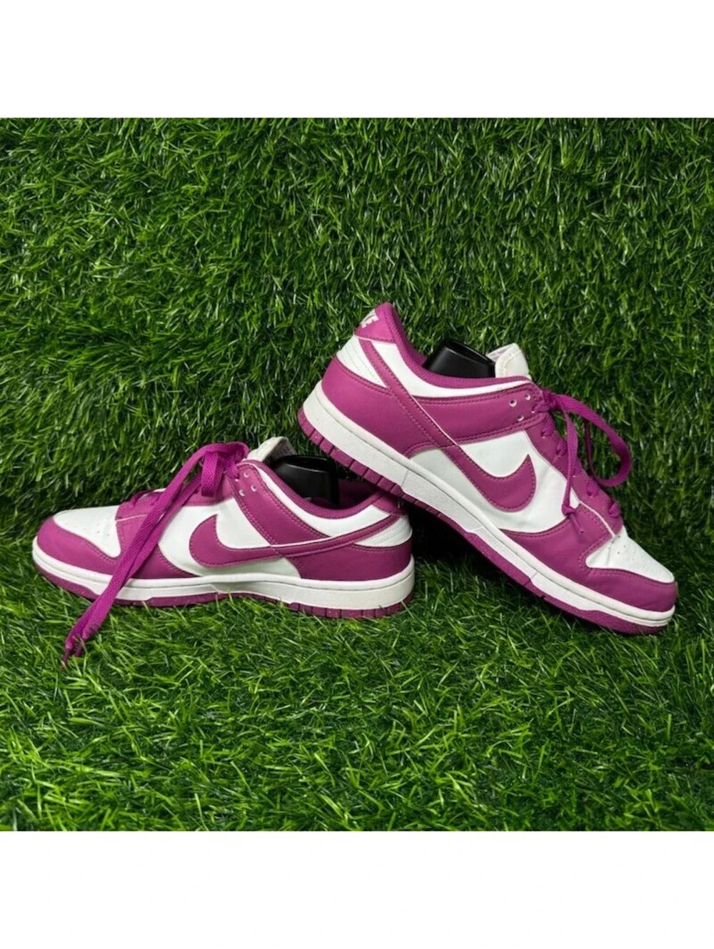 Nike Dunk Low Women Size 10 Active Fuchsia White DD1873-110 Pink Sneakers 2251